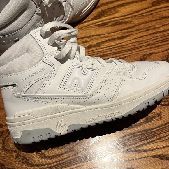 New Balance White 650 Sneakers - Picture 2 of 7
